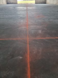 Skæring af betongulve